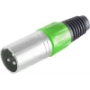 ShiverPeaks S/CONN maximum connectivity ficha XLR, verde, 55002-G