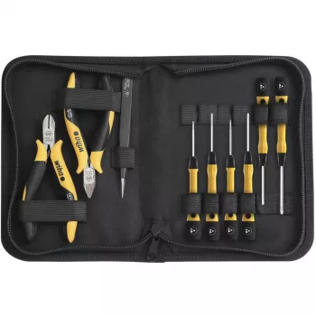 Wiha 9300041 43994 conjunto de ferramentas ESD em mala 9 peças (43994)