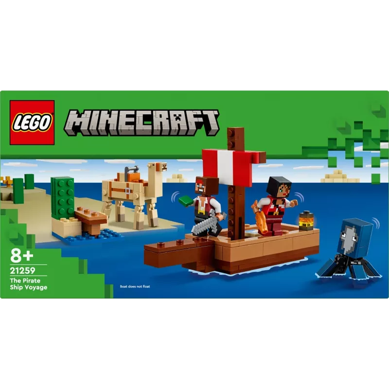 LEGO MINECRAFT 21259 A Viagem do Navio Pirata