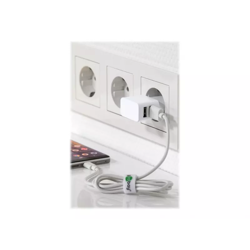 Carregador para dispositivos móveis Goobay 44952 Interior Branco (44952)