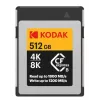 Memória flash Kodak 512GB CFexpress tipo B EKMCFX512GK