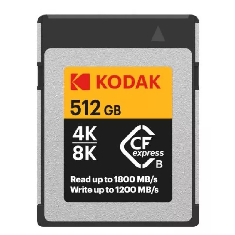 Memória flash Kodak 512GB CFexpress tipo B EKMCFX512GK