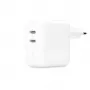 Carregador para dispositivos móveis Apple MW2K3ZM/A 2 portas USB Type-C branco