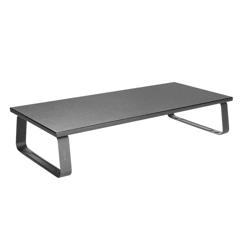 Suporte para portátil LOGILINK BP0065 — aço, 600×260×120 mm, suporta até 20 kg, preto