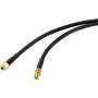 SpeaKa Professional Cabo de extensão de antena [1x ficha RP-SMA - 1x conector fêmea RP-SMA] 10,00 m preto (SP-9226168)