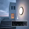 Lâmpada LED com sensor PIR MACLEAN MCE525 B – aplique de parede exterior, LED ativada por movimento