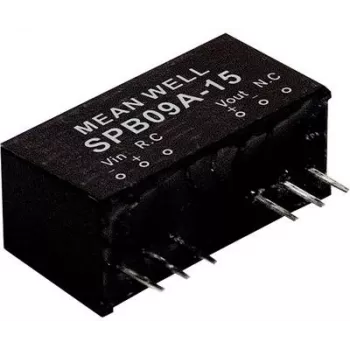 Fonte de alimentação MEAN WELL SPB09A-24, 9 W, 24 V, 0,375 A, RoHS