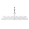 Organizador de cabos para secretária MACLEAN MC-105 W – aço, branco, carga máx. 5 kg, adequado para espessura de mesa 0,5–50 mm