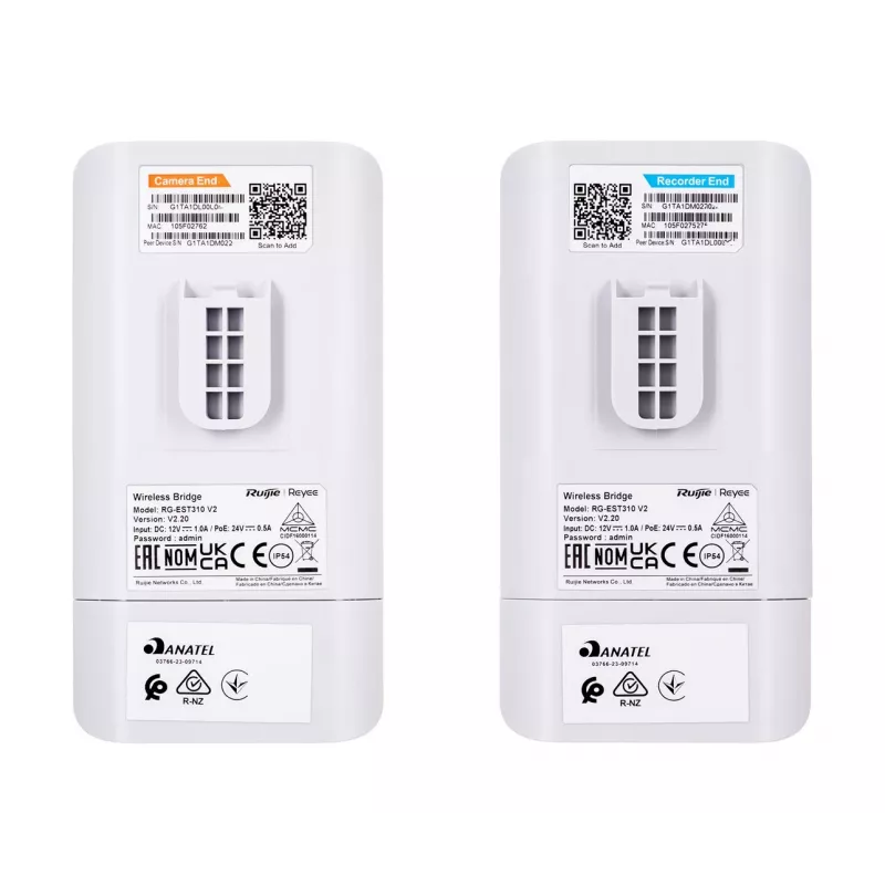 Ponto de acesso wireless Ruijie Networks RG-EST310 V2 867 Mbit/s branco Power over Ethernet (PoE)