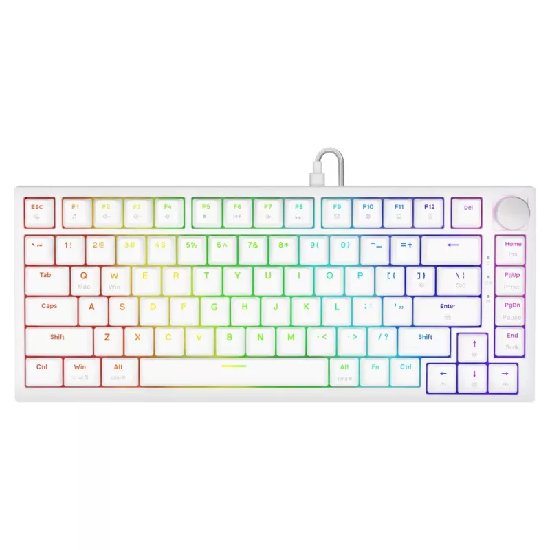 Savio ASTRAL WHITE JADE Teclado Gaming USB QWERTY US International