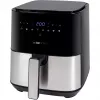 Clatronic FR 3782 H, Fritadeira de ar quente, 5 l, 80 °C, 200 °C, imagem única, Preta, Aço inoxidável