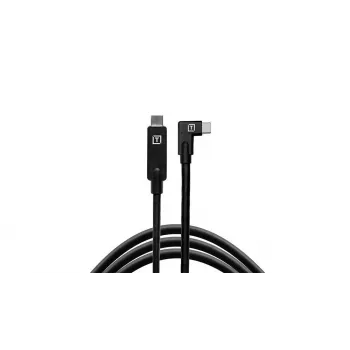 Tether Tools TetherPro USB-C para USB-C em ângulo reto preto