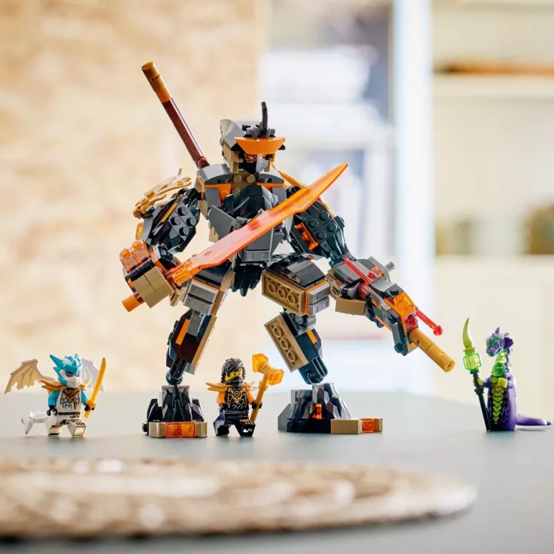 LEGO NINJAGO 71854 Mech de combate do Cole e dragão do Zane