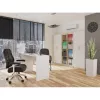 Arquivo OLIV 2D 74x35x180 cm, carvalho Sonoma/branco