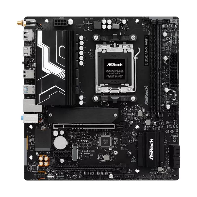 Motherboard ASRock B850M-X WiFi R2.0 AMD B850 AM5 Micro-ATX