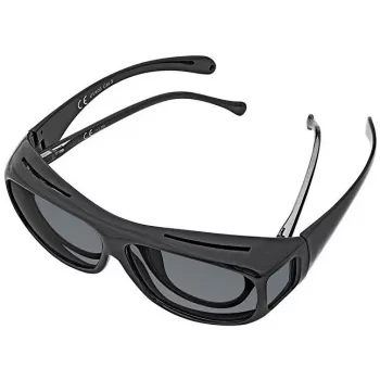 Óculos de sol WEDO 271 48599 oval, wrap-around, unissexo, lentes polarizadas, design sobre-óculos