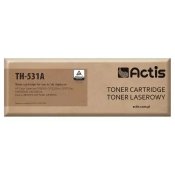 Tinteiro de toner ACTIS TH-531A substitui HP 304A CC531A / Canon CRG-718C, ciano, 3000 páginas, Standard, 1 unid.