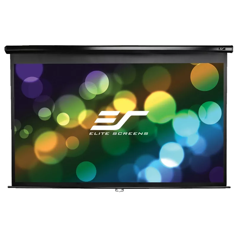Elite Screens | Manual Series | M119XWS1 | Diagonal 119 polegadas | 1:1 | Largura visível da imagem (B) 213 cm | Branco