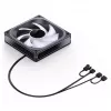 Ventoinha de caixa ARGB PWM 120mm Jonsbo ZA-120 preto, modelo ZA-120B