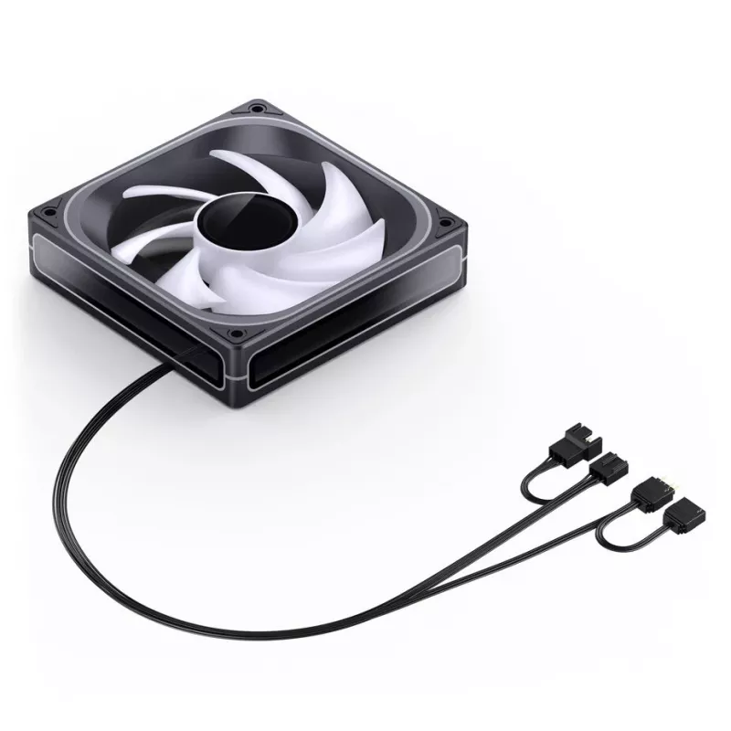 Ventoinha de caixa ARGB PWM 120mm Jonsbo ZA-120 preto, modelo ZA-120B