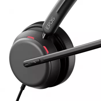 EPOS IMPACT 860 ANC headset com fios arco de cabeça headset escritório/call center USB Type-C preto
