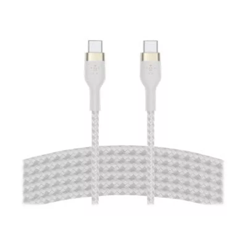 Belkin BOOSTCHARGE PRO Flex Cabo USB 3 m USB 2.0 USB C branco (CAB011BT3MWH)