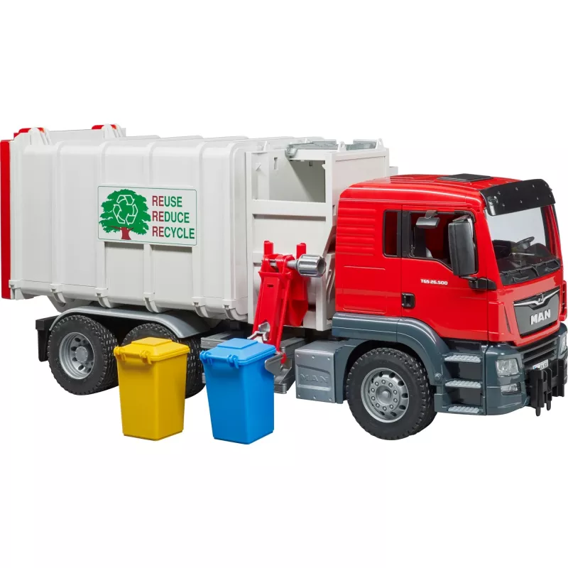 Bruder Man carregador lateral de contentores 2-4 - idade 5-7