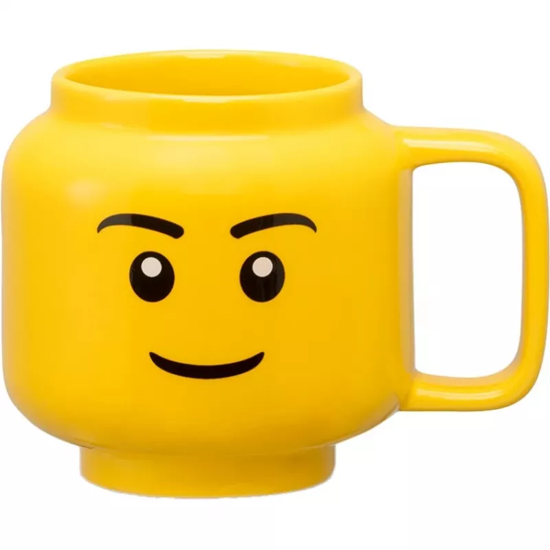 LEGO caneca de cerâmica Boy, pequena, amarela