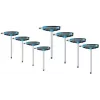 Conjunto de chaves Allen Gedore 3037371 – conjunto de chaves Allen de 8 peças, tamanhos variados, cromo-vanádio