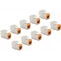 Módulo Keystone DeLOCK 88117 plano RJ-45 laranja 10 unid.