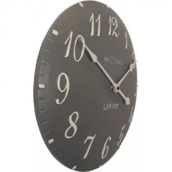 NeXtime Relógio 3084gs London Arabic, Ø34,5cm, parede, cinzento/branco