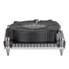 Dissipador de CPU SILVERSTONE SST-XE01-1700A — ventoinha de 8 cm, 1000–5500 rpm, rolamento de esferas duplo, preto
