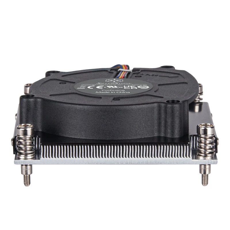 Dissipador de CPU SILVERSTONE SST-XE01-1700A — ventoinha de 8 cm, 1000–5500 rpm, rolamento de esferas duplo, preto