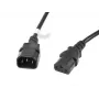 Cabo de alimentação Lanberg CA-C13E-11CC-0030-BK preto 3 m conector macho C13 conector macho C14 (CA-C13E-11CC-0030-BK)