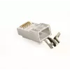 Conector macho RJ45 GEMBIRD CAT7 8P8C banhado a ouro 15µm FTP/SFTP pack de 50