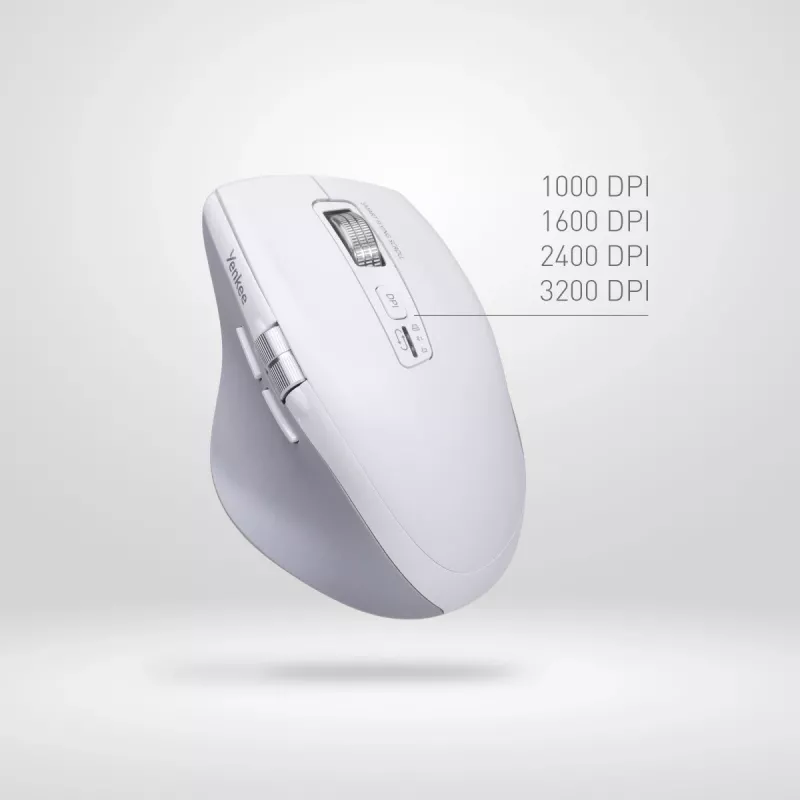 Rato sem fios YENKEE 2095WH SPIN DUAL Smart Flying Scroll