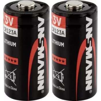 Pilha descartável Ansmann 1510-0023 CR123A lítio
