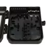 Caixa de fibra ótica Extralink Eliza V2, 16 emendas, preto, span médio