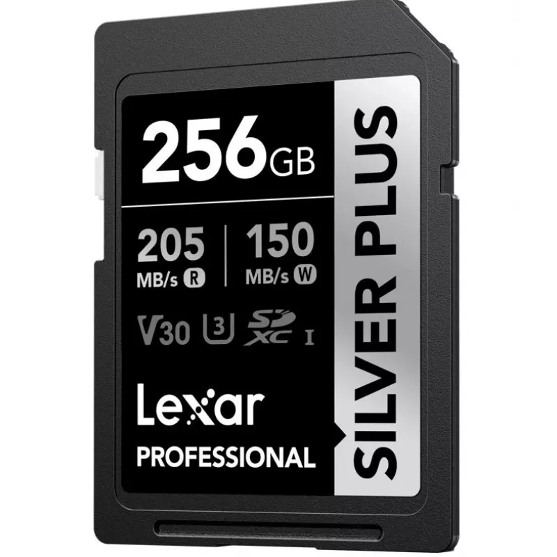 Memória flash Lexar 256 GB UHS-I SDXC SilverP