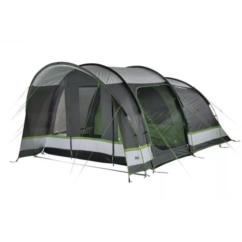 Tenda de cúpula High Peak Brixen 5.0 5 pessoas preto, verde, cinzento