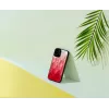 Capa de proteção iKins para Apple iPhone 12 / 12 Pro, rosa lake com rebordo preto