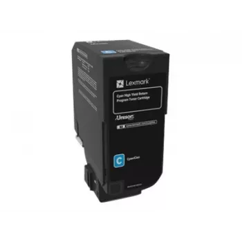 Toner Lexmark cartucho de toner RETURN ciano 74C2HC0 3000 páginas