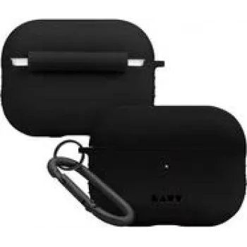 Capa de silicone LAUT POD Charcoal para AirPods Pro — capa protetora robusta e leve