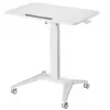 Mesa móvel para portátil MACLEAN MC-453W com ajuste de altura pneumático, altura máx. 109 cm