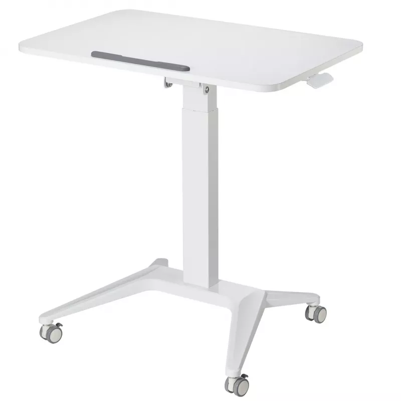 Mesa móvel para portátil MACLEAN MC-453W com ajuste de altura pneumático, altura máx. 109 cm