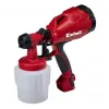 Einhell TC-SY 400 P 4260005 sistema de pulverização de tinta, 400 W, depósito de 0,8 l, vermelho/preto