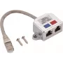 Adaptador em T helos Cat 5e ISDN 0,15 m