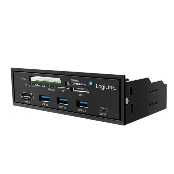 Leitor de cartões LogiLink UA0341 SATA interno preto