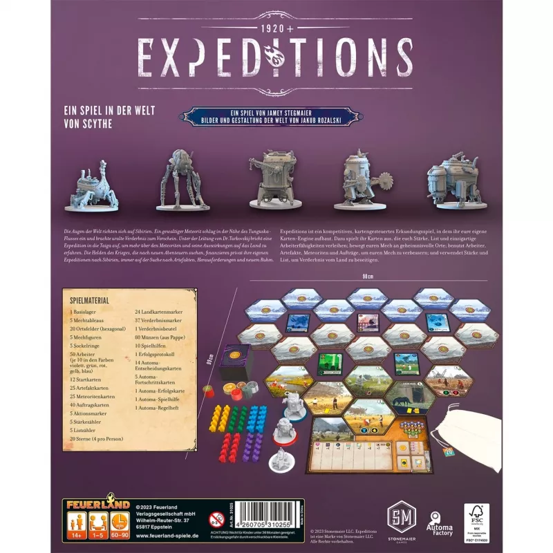 Expeditions, jogo de tabuleiro
