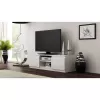 Móvel de TV Topeshop RTV120 BIEL com 2 prateleiras